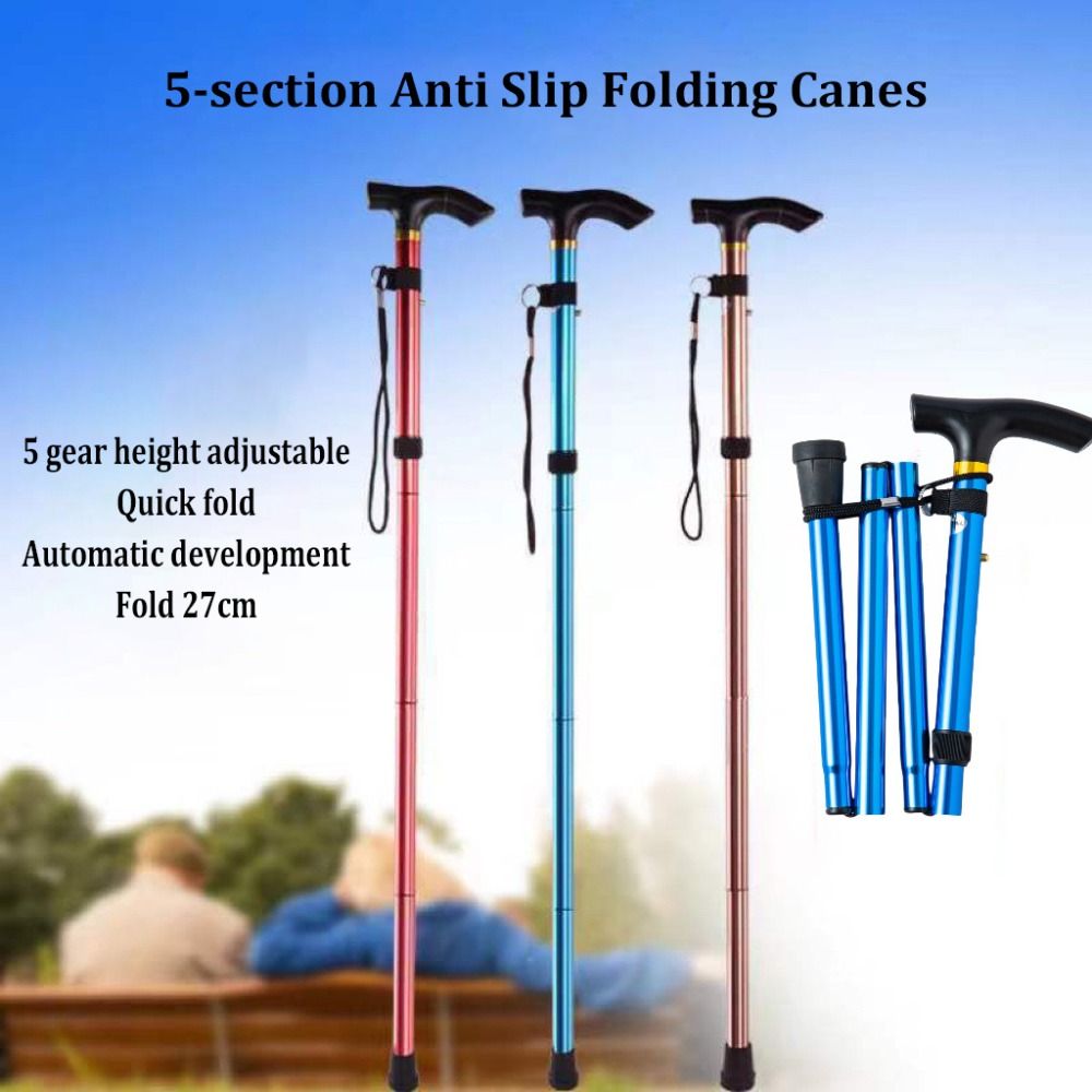 Trekking Pole Carbon - Bastón de senderismo telescópico ligero, con