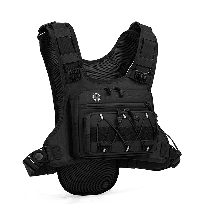 Hydration Vest - Bolsa Táctica, Chaleco con Bolsillos Frontales,