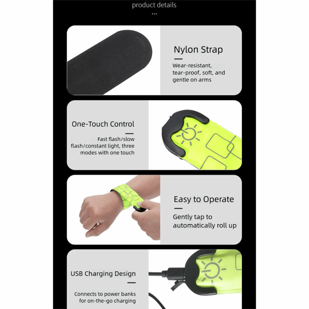 Brazalete para correr de noche - Running Visibility Gear reseña y precio