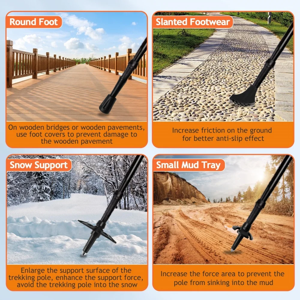 Juego de 2 Bastones de Trekkin - Trekking Pole Carbon reseña y precio