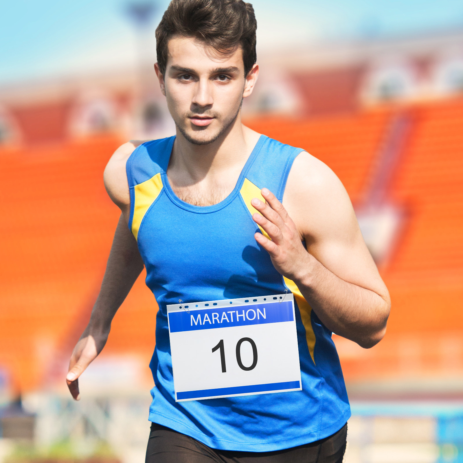 100 unidades de soportes trans - Race Bib reseña y precio