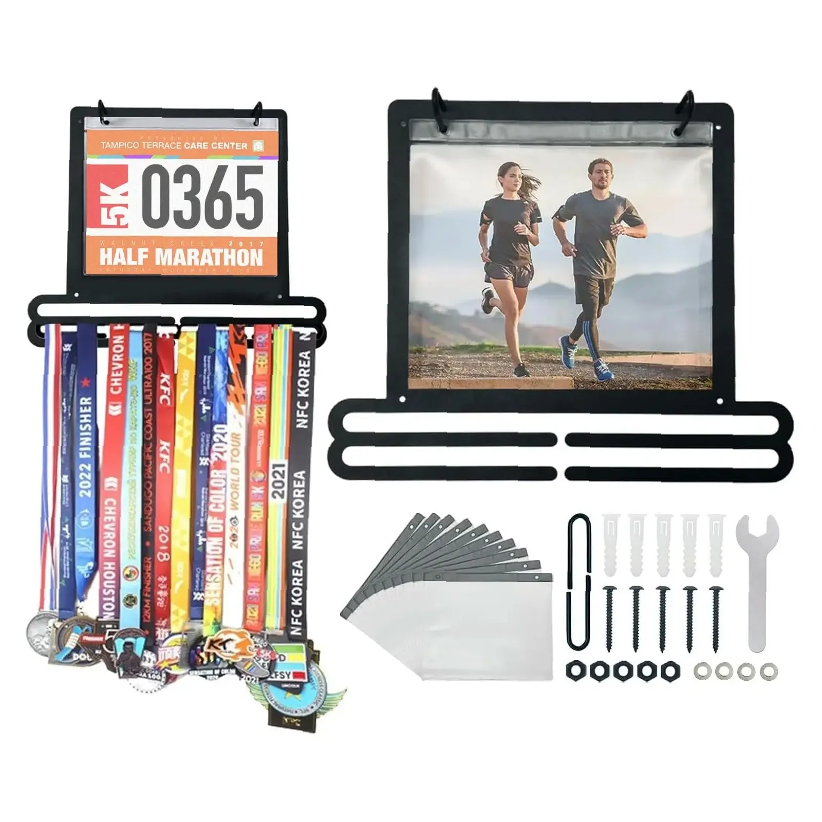 Expositor de medallas y dianas - Race Bib reseña y precio